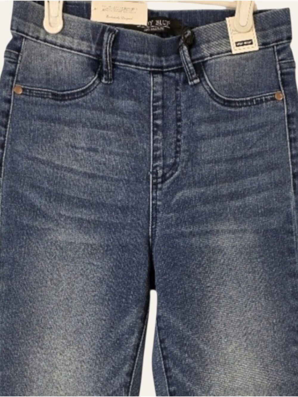 Judy Blue Pull On Cooling Capri Jeans 0/24 High Waist Summer Denim - Picture 5 of 10